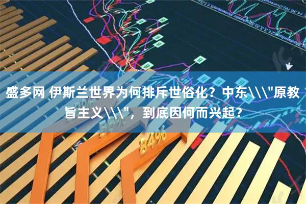 盛多网 伊斯兰世界为何排斥世俗化？中东\＂原教旨主义\＂，到底因何而兴起？